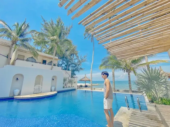 resort mui ne có bãi tắm – hình ảnh thực tế tại Mũi Né 1